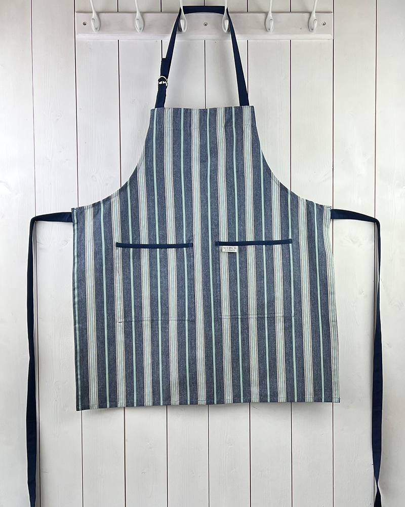 Blue 2024 kitchen apron